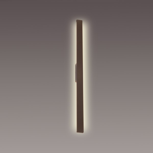 (image for) 1.2m Wall Lamp, IP54 - Rust Brown