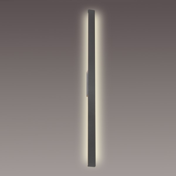 (image for) 1.4m Wall Lamp, IP54 - Anthracite