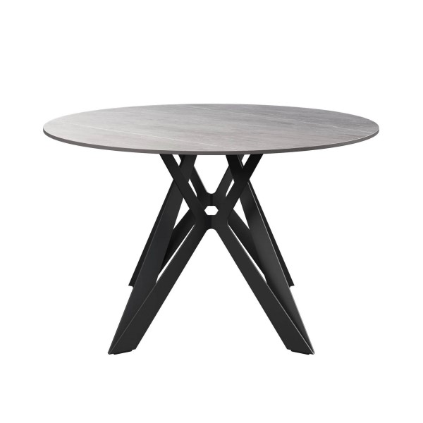 (image for) 1200mm Round Ceramic Dining Table - Mid Grey