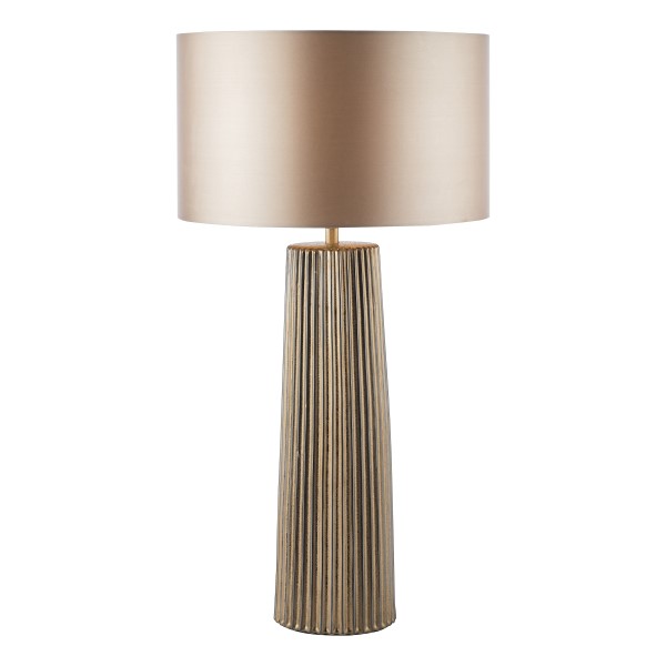 (image for) Ceramic Table Lamp - Bronze With Shade