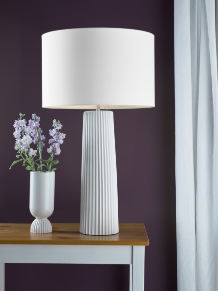 (image for) Ceramic Table Lamp - White Base Only