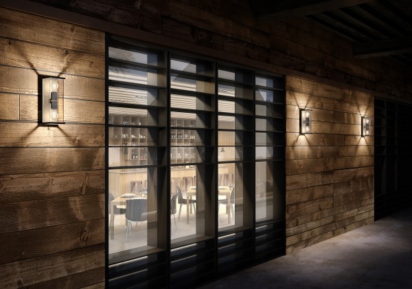 (image for) Wall Lamp, IP54 - Graphite