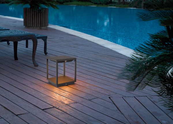 (image for) Solar/Sensor Pedestal, 3.5W LED, IP54 - Graphite