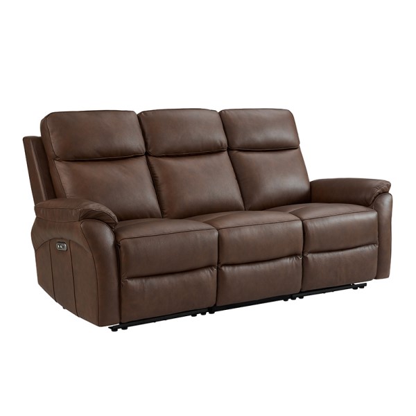 (image for) 3 Seater Electric Recliner - Brown