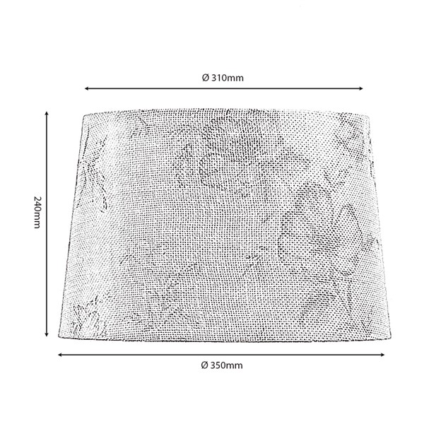 (image for) Lined Pattern Shade Natural