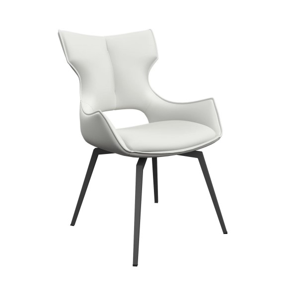 (image for) Swivel Dining Chair - White
