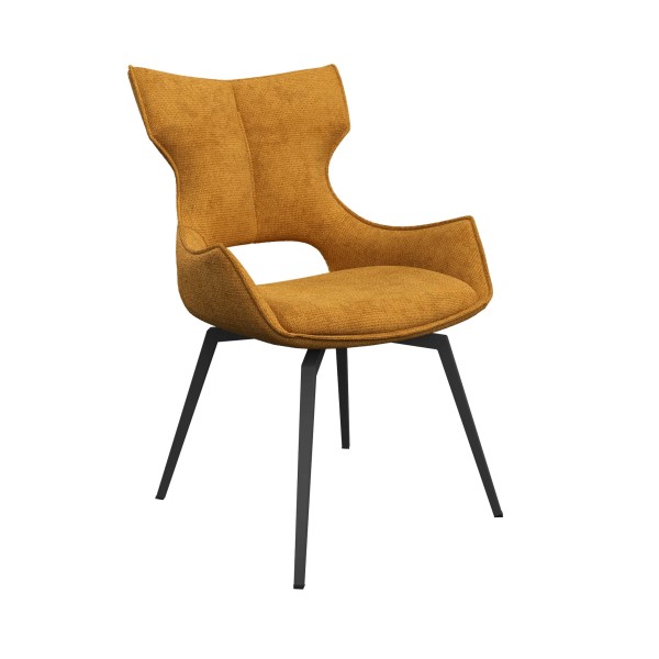 (image for) Swivel Dining Chair - Mustard