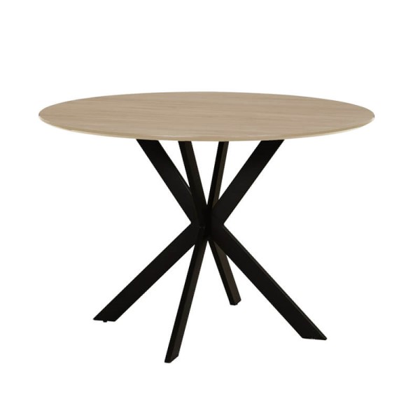 (image for) Round Dining Table 1100mm Oak Finish
