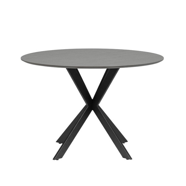 (image for) Round Dining Table 1100mm Smoke Finish