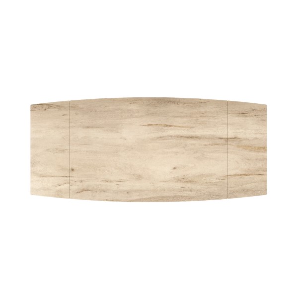 (image for) Extending Dining Table 1200-1800mm - Wood Look Sintered Stone