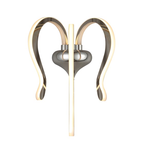 (image for) Wall LED Light - Polished Chrome/White Acrylic